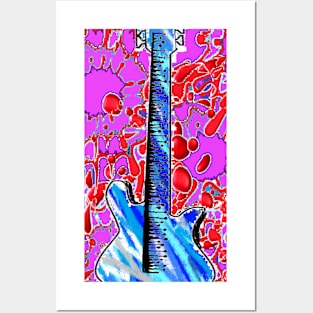 bass abstract 1 Posters and Art